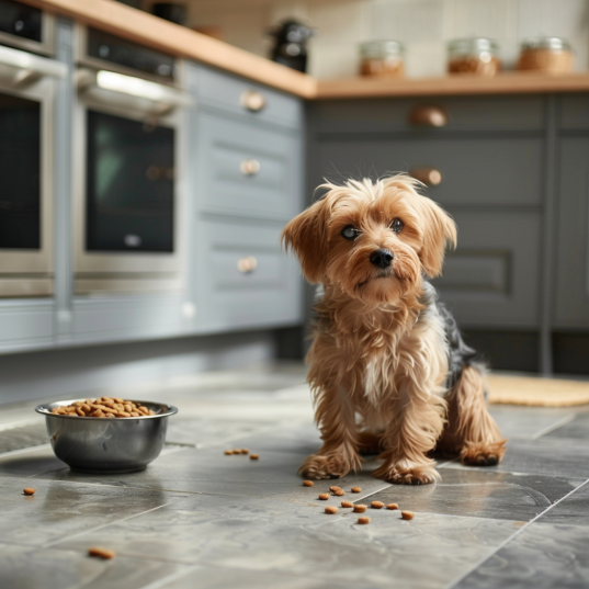 BIOFAN Small Dog waiting for Dry Food